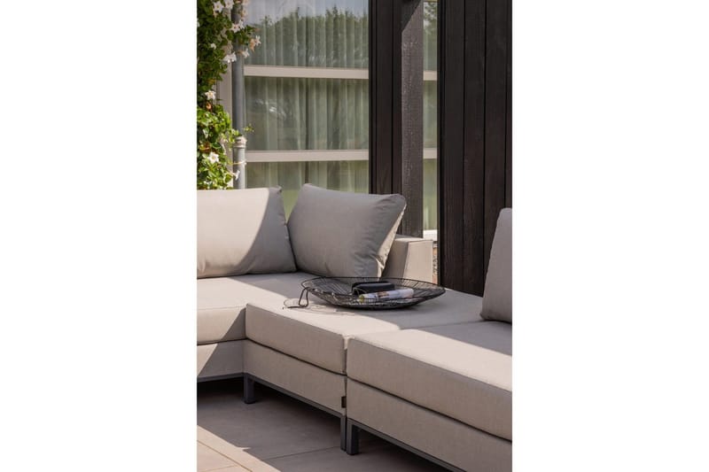 Hageloungesett Sicilië - Taupe, Venstre - Hagemøbler - Loungemøbler - Lounge sofa