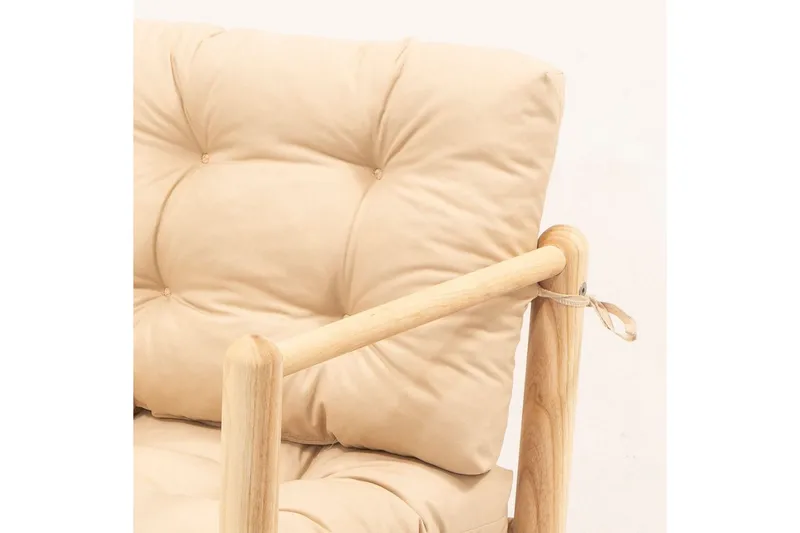 Hagesofa med 1 sete Hue Krem - Krem - Hagemøbler - Loungemøbler - Lounge sofa