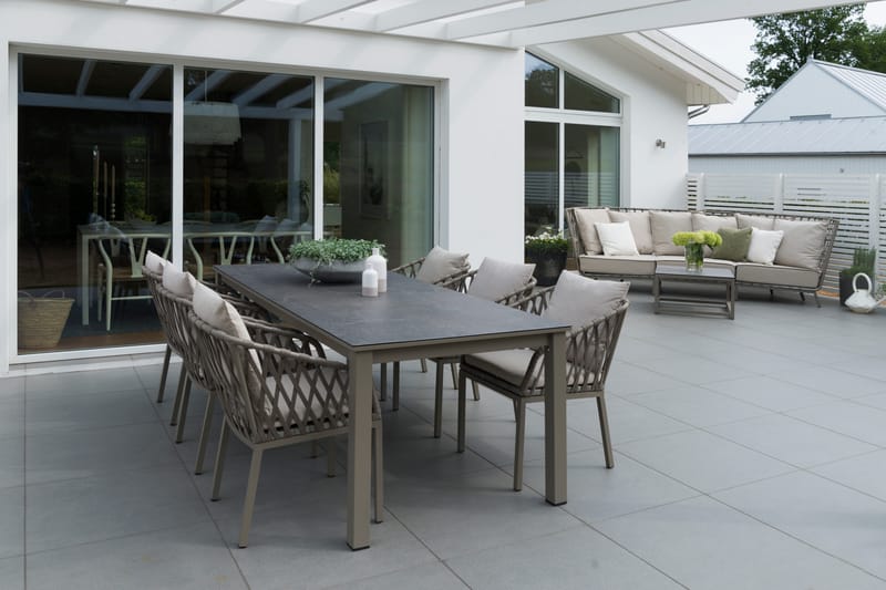 Hillerstorp Jet Set loungesofa 3-seter - Beige - Hagemøbler - Loungemøbler - Lounge sofa