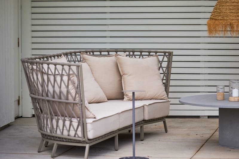 Hillerstorp Jet Set loungesofa 3-seter - Beige - Hagemøbler - Loungemøbler - Lounge sofa