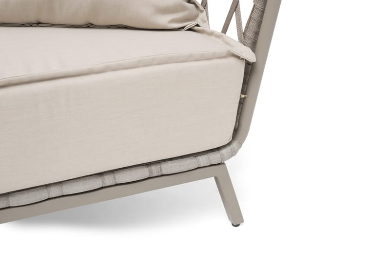 Hillerstorp Jet Set loungesofa 3-seter - Beige - Hagemøbler - Loungemøbler - Lounge sofa