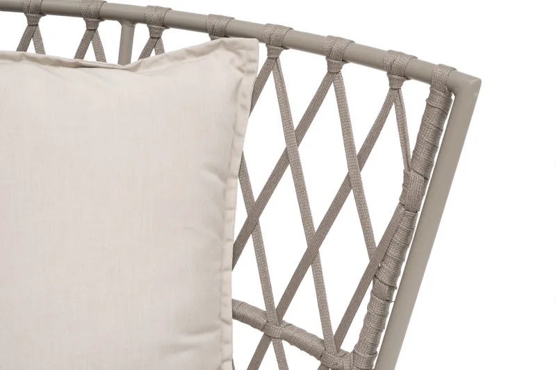 Hillerstorp Jet Set loungesofa 3-seter - Beige - Hagemøbler - Loungemøbler - Lounge sofa