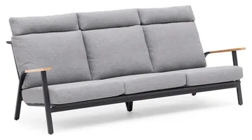 Hillerstorp Kungshult utesofa 3-seter grå - Hagemøbler - Loungemøbler - Lounge sofa