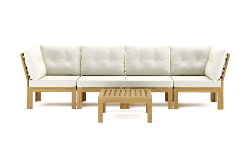 Lindha 4-seters Loungegruppe - Beige - Hagemøbler - Loungemøbler - Lounge sofa