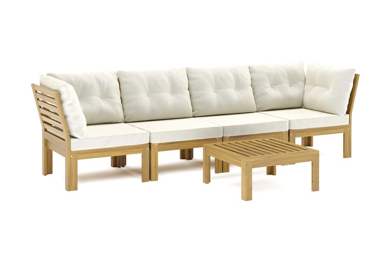 Lindha 4-seters Loungegruppe - Beige - Hagemøbler - Loungemøbler - Lounge sofa