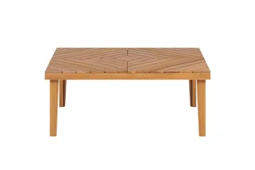 Loungegrupp Beliani Baratti 4-Sits Light wood||Beige - Hagemøbler - Loungemøbler - Sofagruppe utendørs
