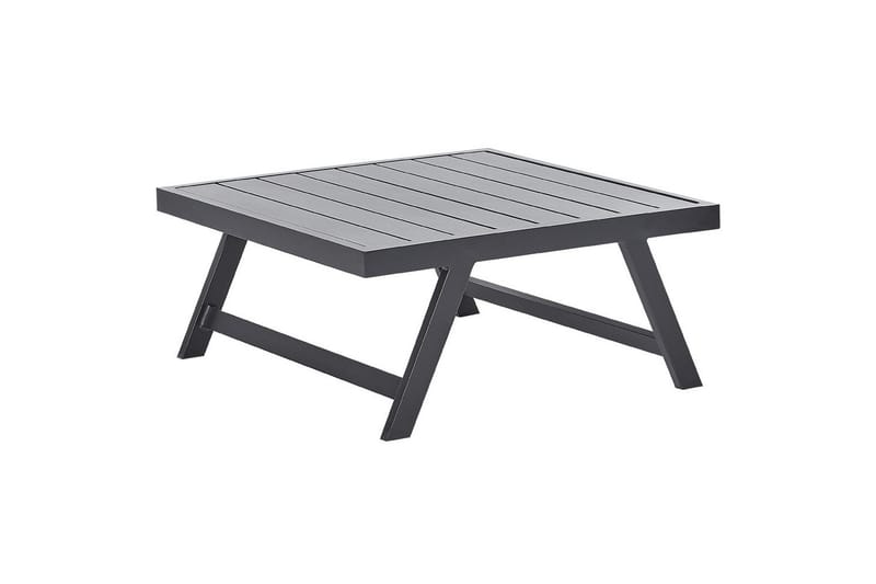 Loungegrupp Beliani Coccorino Grey||Black - Hagemøbler - Loungemøbler - Sofagruppe utendørs