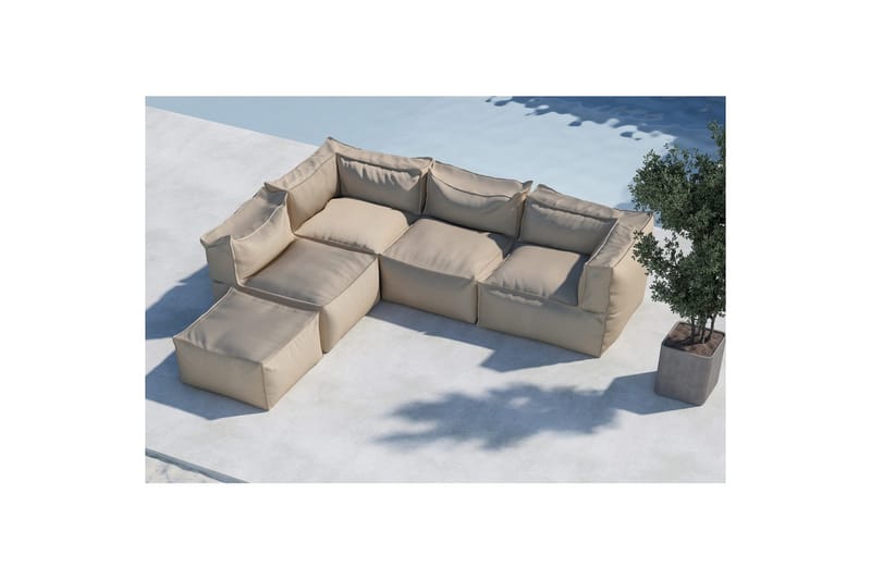 Loungegruppe Rambo 2+2+1 - Hagemøbler - Loungemøbler - Lounge sofa