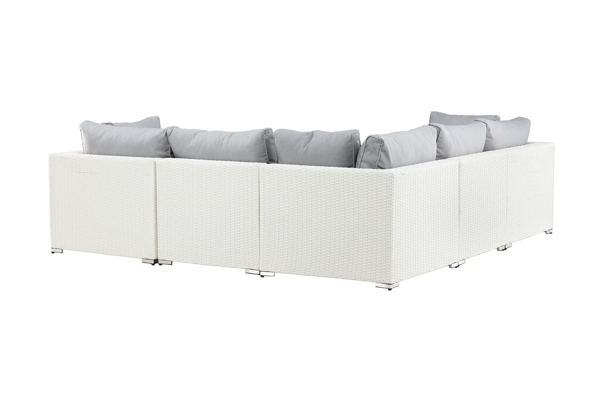 Amazon Loungesofa - Grå/Hvit - Hagemøbler - Loungemøbler - Loungesett