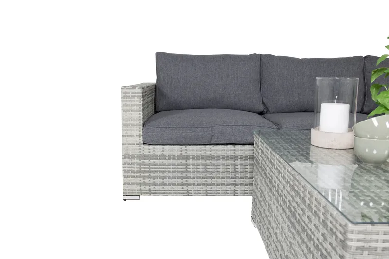 Amazon loungesofa utendørs - Grå - Hagemøbler - Loungemøbler - Loungesett