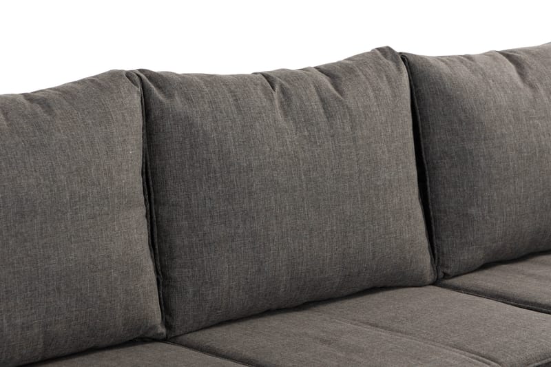 Ariany Sofagruppe - Svart/Grå - Hagemøbler - Loungemøbler - Loungesett