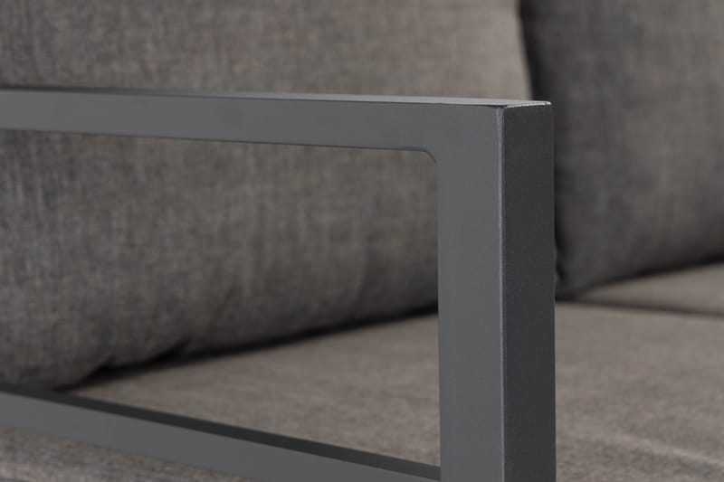 Ariany Sofagruppe - Svart/Grå - Hagemøbler - Loungemøbler - Loungesett