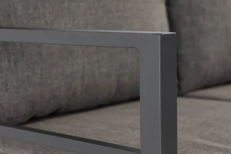 Ariany Sofagruppe - Svart/Grå - Hagemøbler - Loungemøbler - Loungesett