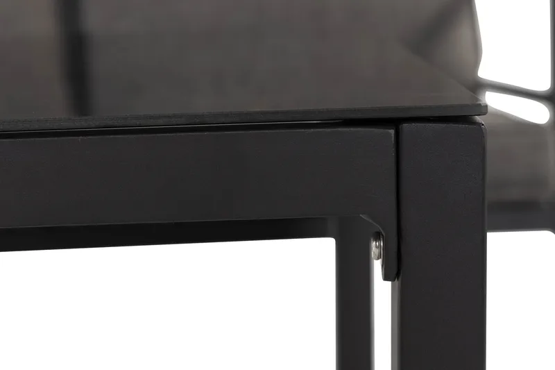 Ariany Sofagruppe - Svart/Grå - Hagemøbler - Loungemøbler - Loungesett