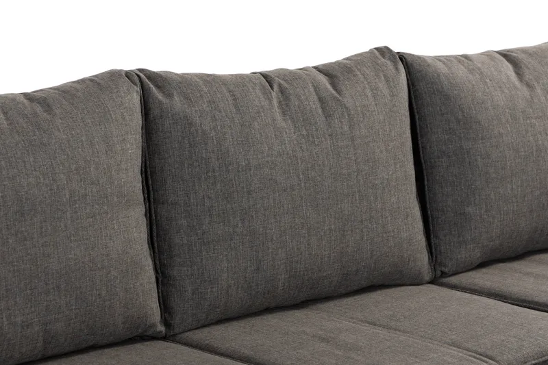 Ariany Sofagruppe - Svart/Grå - Hagemøbler - Loungemøbler - Loungesett