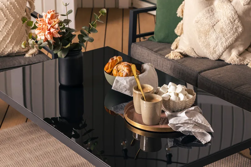 Ariany Sofagruppe - Svart/Grå - Hagemøbler - Loungemøbler - Loungesett