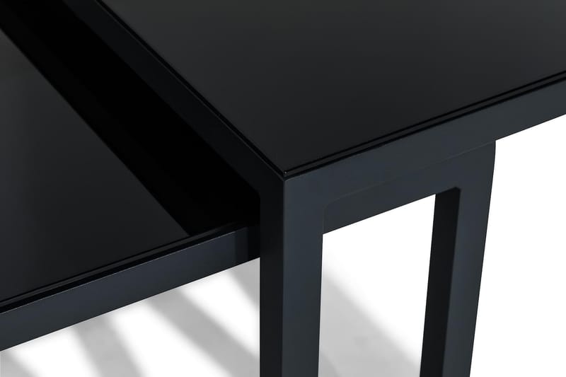 Aspvik Sofagruppe - Svart/Teak - Hagemøbler - Loungemøbler - Loungesett