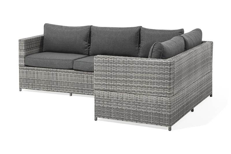 Avola Loungegruppe 212 cm - Grå - Hagemøbler - Loungemøbler - Loungesett