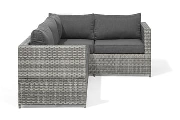 Avola Loungegruppe 212 cm - Grå - Hagemøbler - Loungemøbler - Loungesett