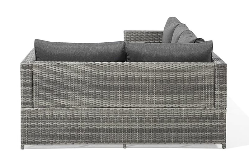 Avola Loungegruppe 212 cm - Grå - Hagemøbler - Loungemøbler - Loungesett