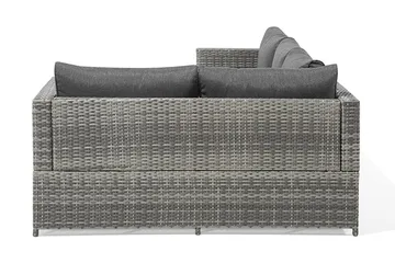 Avola Loungegruppe 212 cm - Grå - Hagemøbler - Loungemøbler - Loungesett