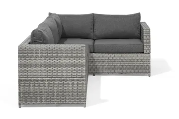 Avola Loungegruppe 212 cm - Grå - Hagemøbler - Loungemøbler - Loungesett