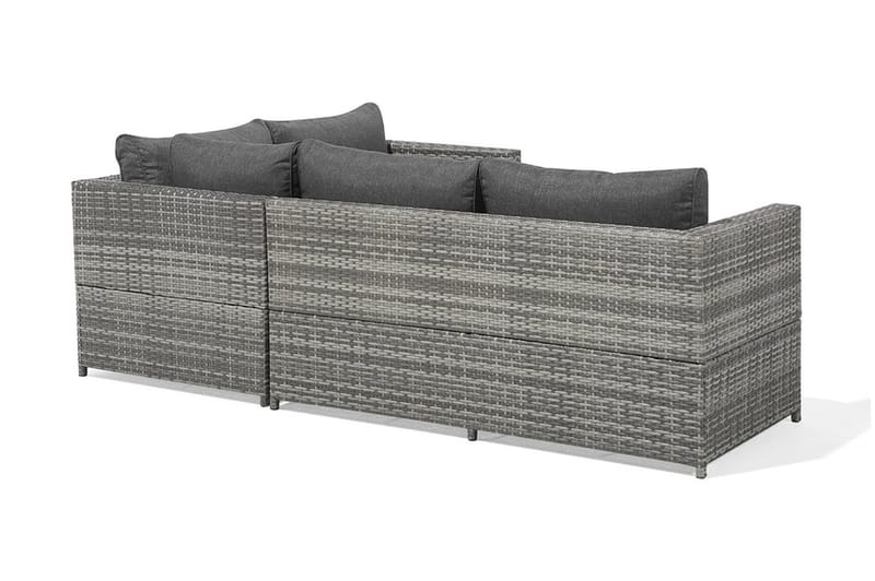Avola Loungegruppe 212 cm - Grå - Hagemøbler - Loungemøbler - Loungesett