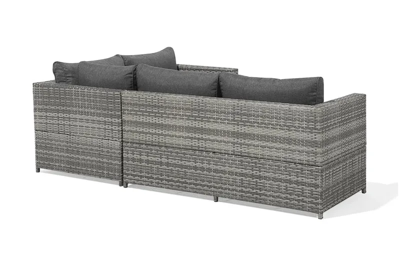 Avola Loungegruppe 212 cm - Grå - Hagemøbler - Loungemøbler - Loungesett