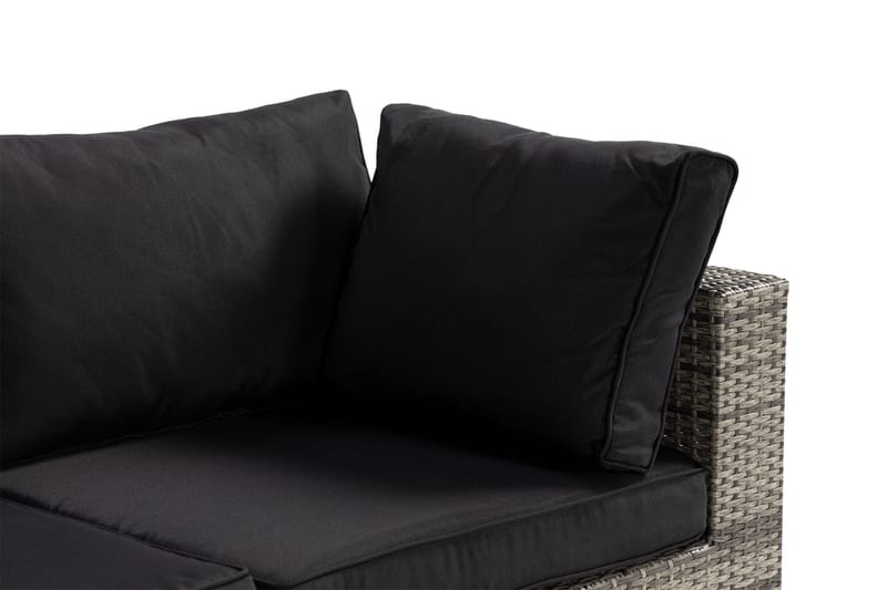 Bahamas 2h, 1 bord/divan Grå - Kunstrotting - Hage - Utemiljø - Veranda & terrasse - Verandamøbler