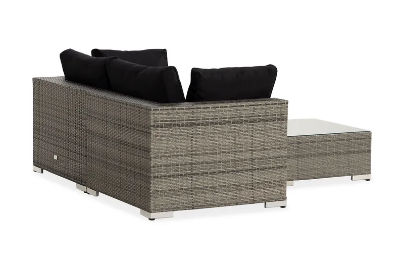 Bahamas 2h, 1 bord/divan Grå - Kunstrotting - Hage - Utemiljø - Veranda & terrasse - Verandamøbler