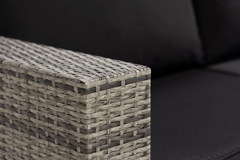 Bahamas 2h, 1 bord/divan Grå - Kunstrotting - Hage - Utemiljø - Veranda & terrasse - Verandamøbler