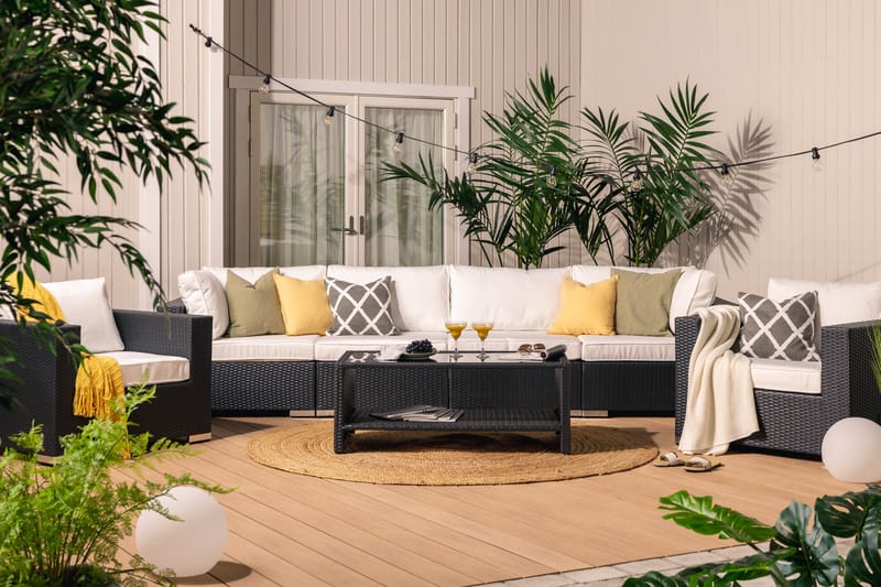 Bahamas Loungegrupp 4 - Kunstrotting - Hage - Utemiljø - Veranda & terrasse - Verandamøbler