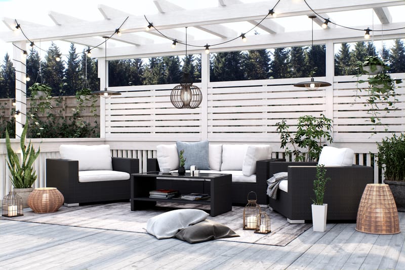Bahamas Loungegrupp 4 - Kunstrotting - Hage - Utemiljø - Veranda & terrasse - Verandamøbler