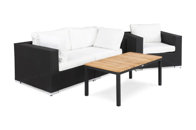 Bahamas Loungegrupp 4 - Kunstrotting - Verandamøbler - Sofagruppe utendørs - Loungesett