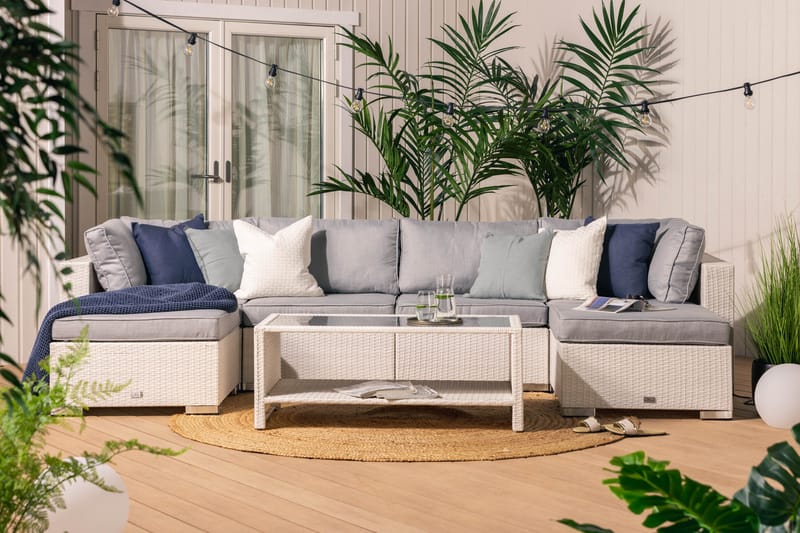 Bahamas Loungegrupp 4 - Kunstrotting - Hage - Utemiljø - Veranda & terrasse - Verandamøbler