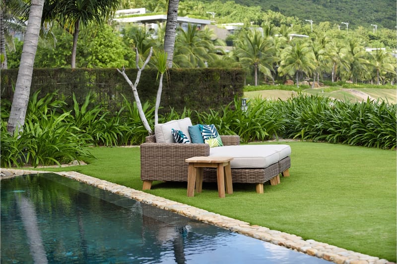 Bahamas Loungegruppe 2-4-seter - Beige - Hage - Utemiljø - Veranda & terrasse - Verandamøbler