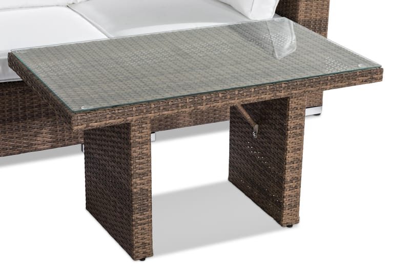 Bahamas Loungegruppe 3-seter - Sand Bord Lenestol - Hage - Utemiljø - Veranda & terrasse - Verandamøbler