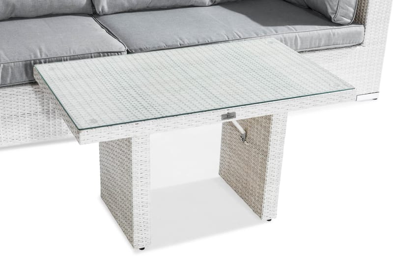 Bahamas Loungegruppe 4-seter - Hvit Bord - Hage - Utemiljø - Veranda & terrasse - Verandamøbler