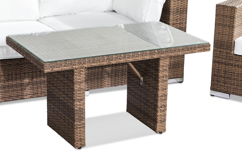 Bahamas Loungegruppe 4-seter - Sand Bord 2 Lenestoler - Hage - Utemiljø - Veranda & terrasse - Verandamøbler