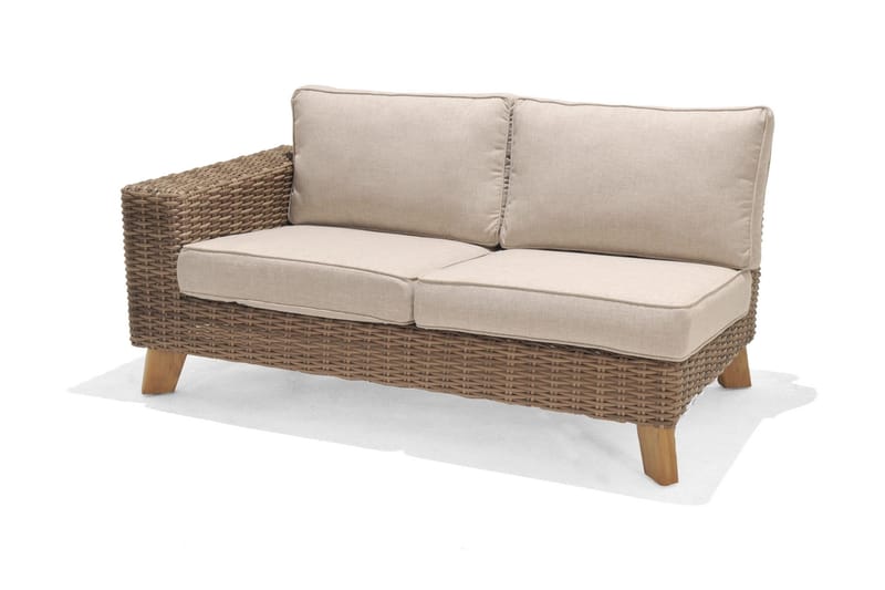 Bahamas Loungegruppe 5-seter - Beige - Hage - Utemiljø - Veranda & terrasse - Verandamøbler