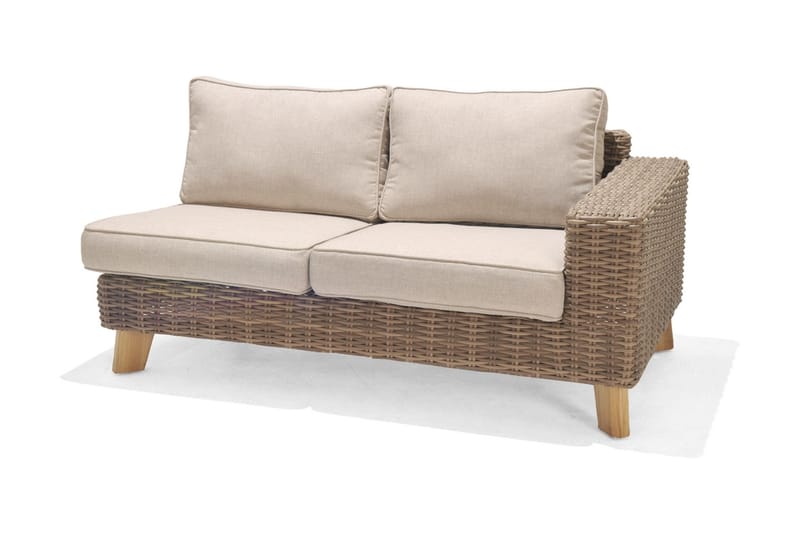 Bahamas Loungegruppe 5-seter - Beige - Verandamøbler - Sofagruppe utendørs - Loungesett