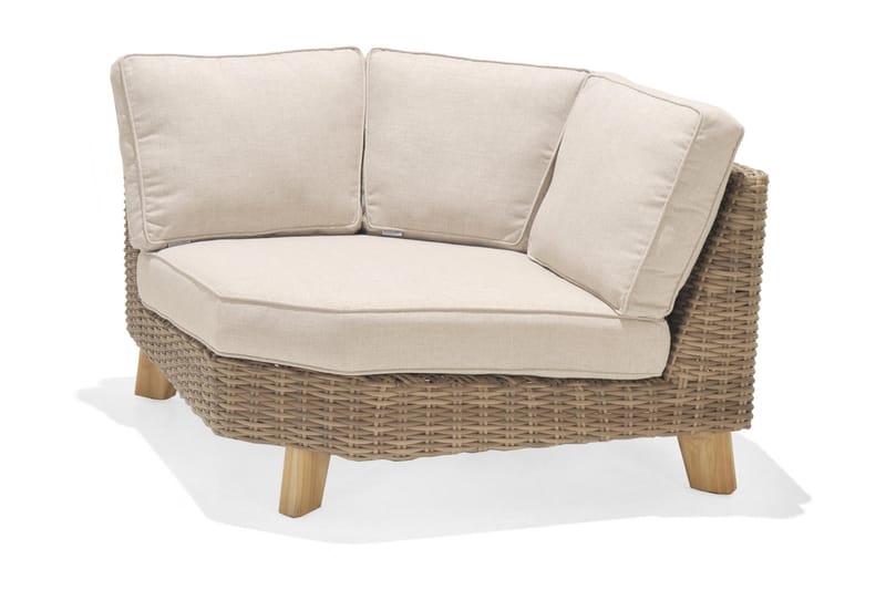 Bahamas Loungegruppe 5-seter - Beige - Hage - Utemiljø - Veranda & terrasse - Verandamøbler