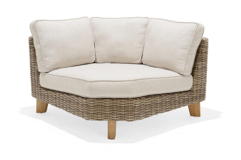 Bahamas Loungegruppe 5-seter - Beige - Hage - Utemiljø - Veranda & terrasse - Verandamøbler