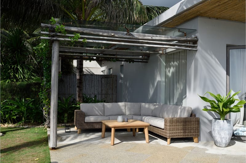 Bahamas Loungegruppe 5-seter - Beige - Hage - Utemiljø - Veranda & terrasse - Verandamøbler