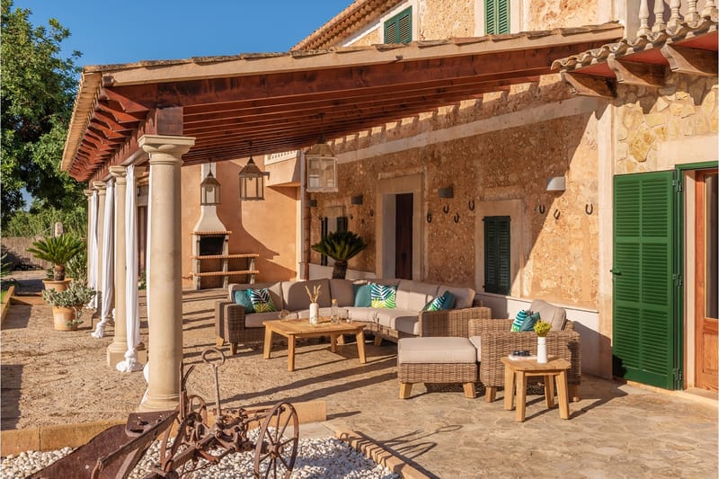 Bahamas Loungegruppe 5-seter - Beige - Hage - Utemiljø - Veranda & terrasse - Verandamøbler