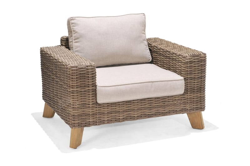 Bahamas Loungegruppe 5-seter - Beige - Hage - Utemiljø - Veranda & terrasse - Verandamøbler