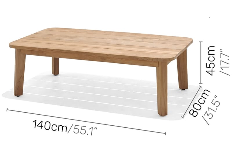 Bahamas Loungegruppe 5-seter - Beige - Hage - Utemiljø - Veranda & terrasse - Verandamøbler