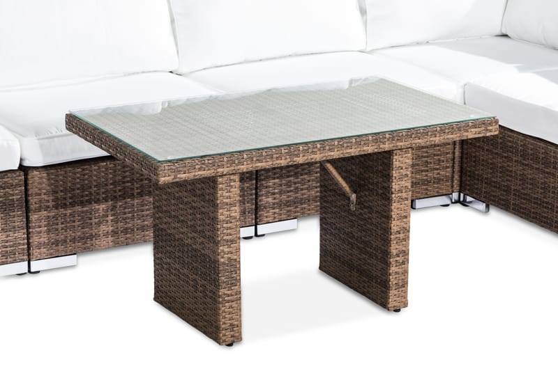 Bahamas Loungegruppe 5-seter - Sand Bord Avslutning - Hage - Utemiljø - Veranda & terrasse - Verandamøbler