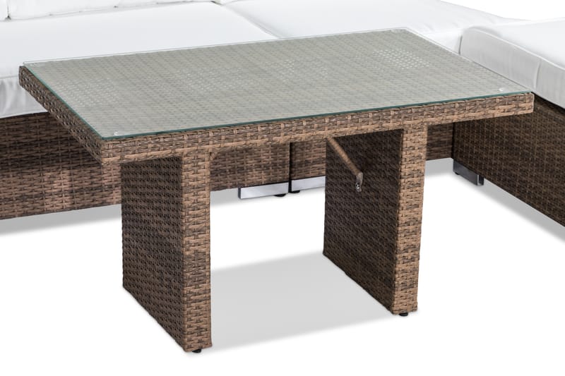 Bahamas Loungegruppe 5-seter - Sand Bord Divan - Hage - Utemiljø - Veranda & terrasse - Verandamøbler
