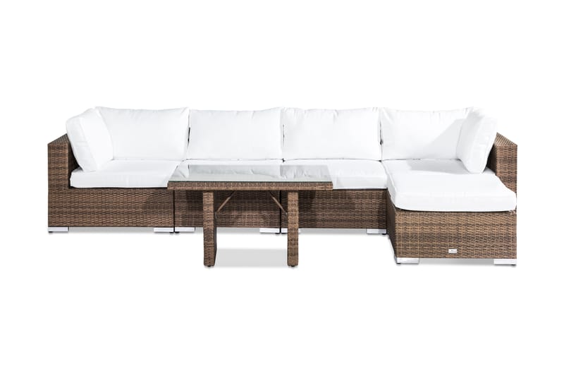 Bahamas Loungegruppe 5-seter - Sand Bord Divan - Hage - Utemiljø - Veranda & terrasse - Verandamøbler